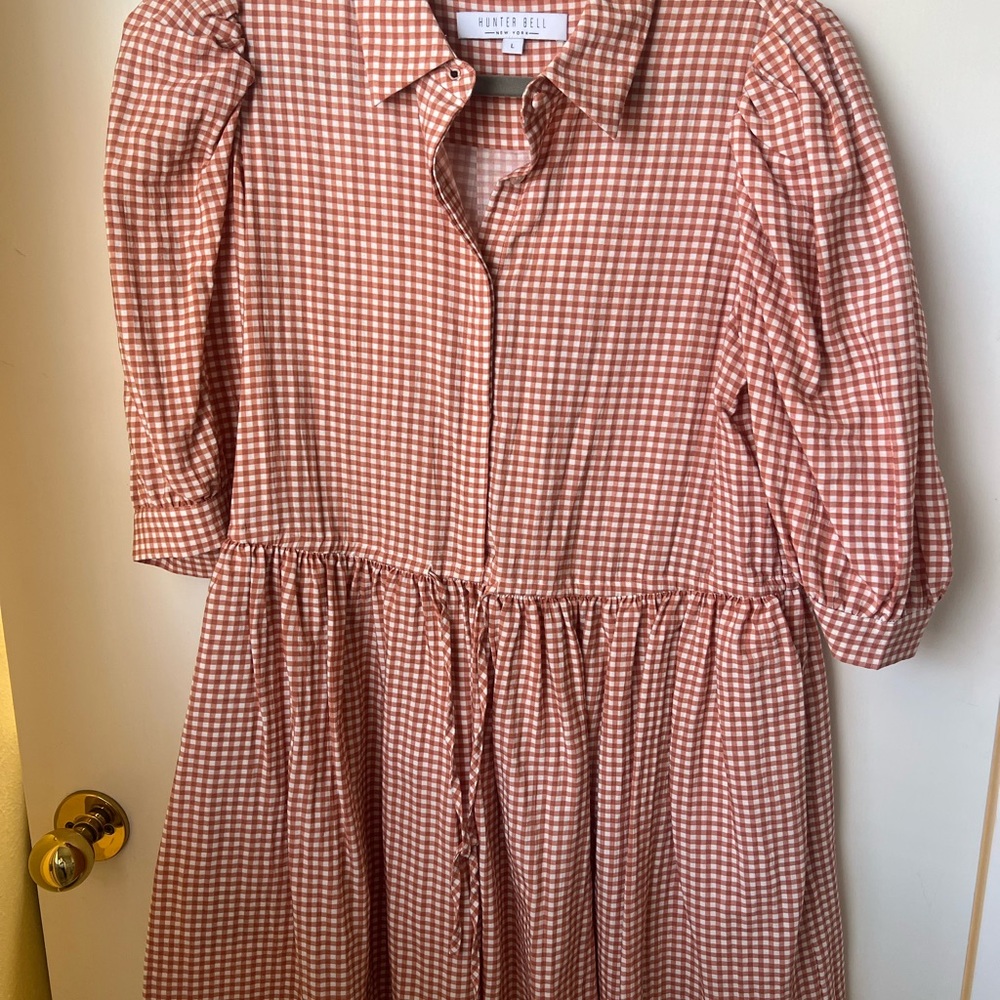 Hunter Bell Red Gingham Dress
